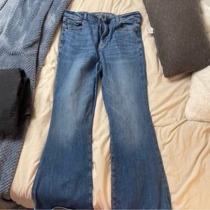 American Eagle Next Level Super High-Waisted Flare Jeans